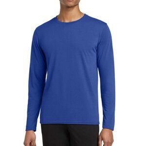 NWOT Lands' End Men's XL Blue Long Sleeve Performance Shirt